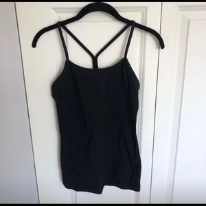 Black Lululemon Workout Tank